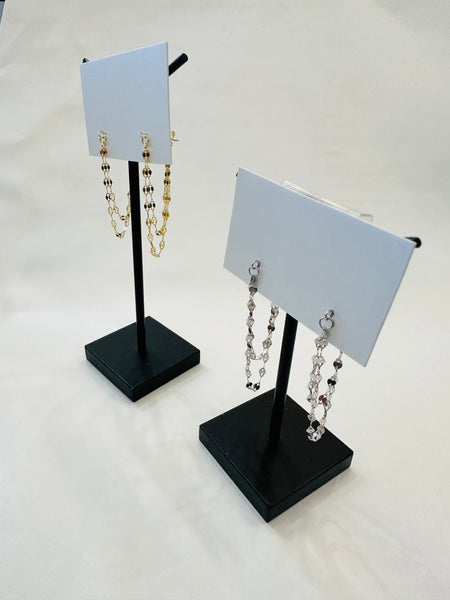 Dangle Chains Huggie Loop Earrings: Missoma Earrings