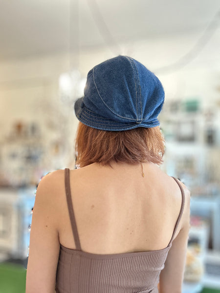 Cute Denim Newsboy Hat