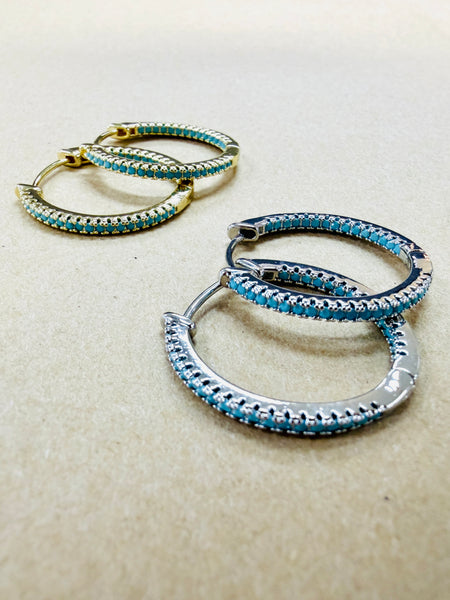 Greta: Hoop Earrings
