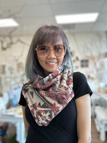 The Traveller Button Snap Wrap Scarf