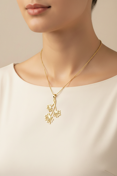 Wild Flower Charm Necklace