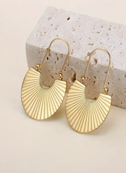 SOKO Gold Hoop Earrings