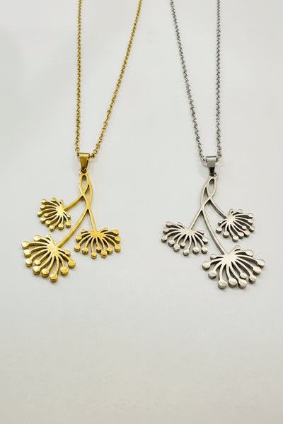 Wild Flower Charm Necklace
