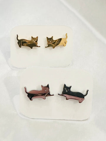 Cute Meow Stud Earrings