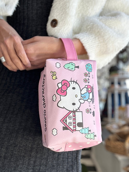 Cute Sanrio Family Makeup Bag