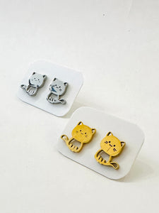 Cute Kitty Stud Earrings