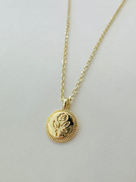 Dainty Rose Gold Charm Necklace