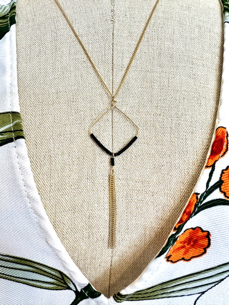 Mina Tassel Long Necklace