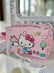 Cute Sanrio Family Makeup Bag