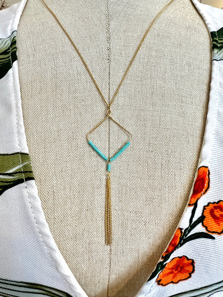 Mina Tassel Long Necklace