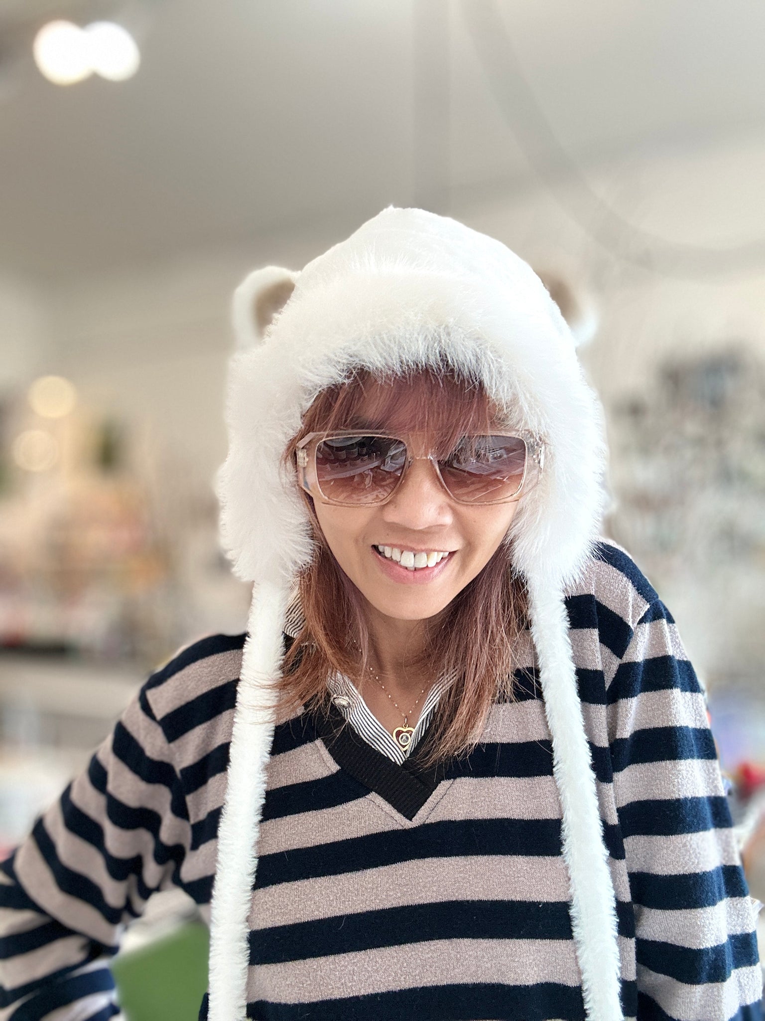 Teddy Winter Faux Fur Plush Hat