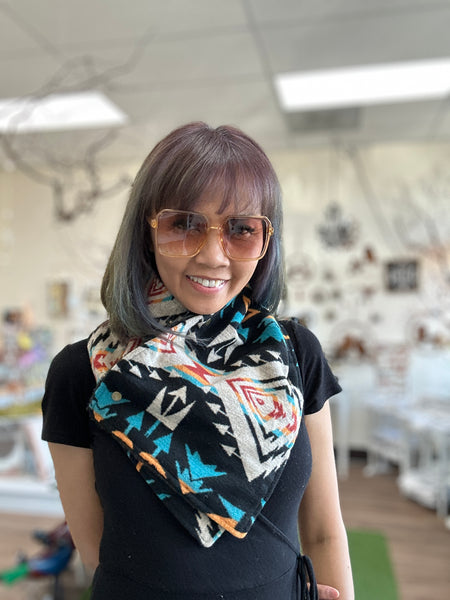 The Traveller Button Snap Wrap Scarf