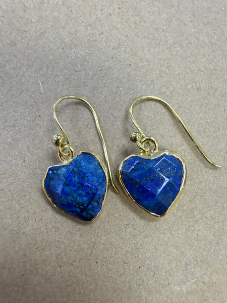 Handmade Heart Drop Earrings Handmade In USA