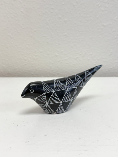 Hand Carved Soapstone Bird... Paperweight / Hand-Carved Miniature Figurine / Sculpture