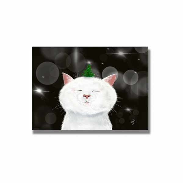 Merry Catmas Holiday Greeting Card
