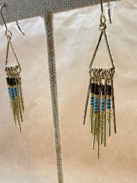 Chanderliar Tassel Beads Earrings Made in PDX