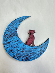 Dog on the Moon Magnet