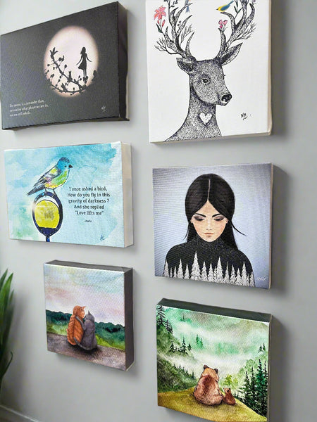 MomentsHaveYou Canvas Art Print on 1.5" Wood Frame