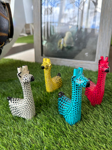 Soapstone Giraffe: Handcarved Miniature Sculpture