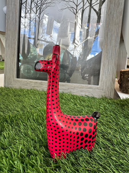 Soapstone Giraffe: Handcarved Miniature Sculpture