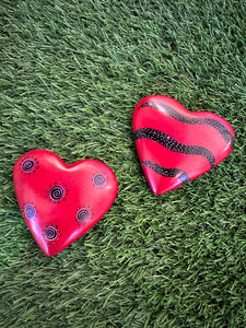 Soapstone Heart Keepsake with Design Handmade in Kenya