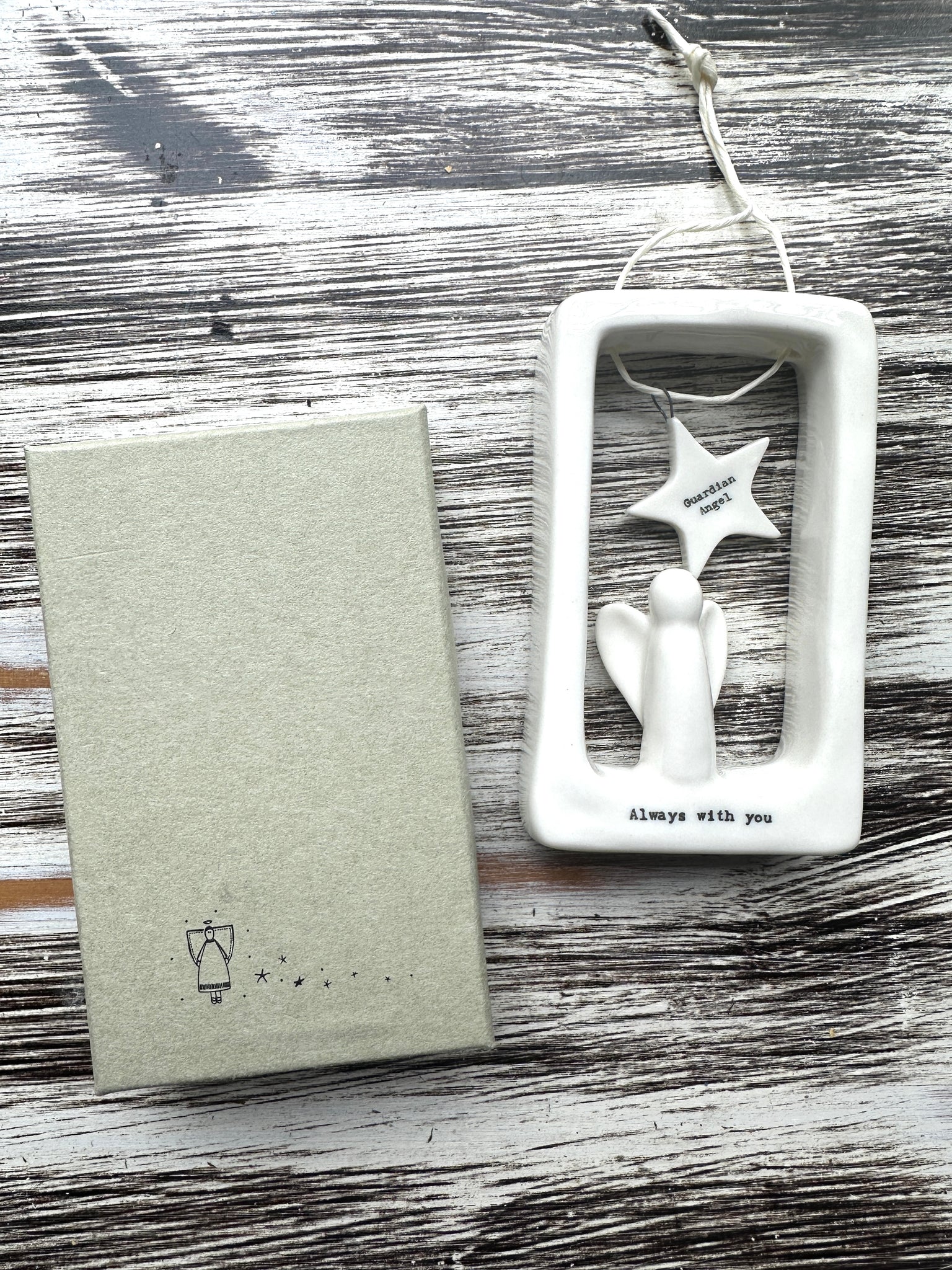Guardian Angel w/ Star: Hanging Wall Decor