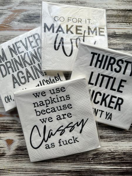 Funny Beverage Napkins From Canada
