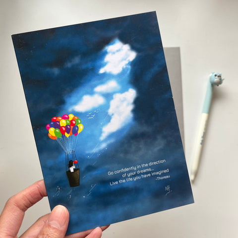 Fearless Heart Greeting Card/ Go Confidently... (NEW)
