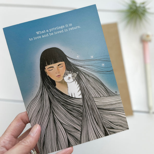 You're Purrfect: Greeting Card