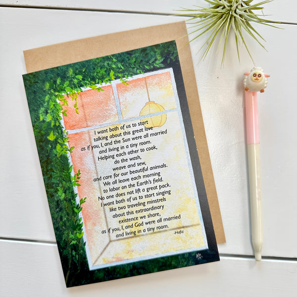 A Tiny Room: Sentimental Love and Relationship Greeting Card