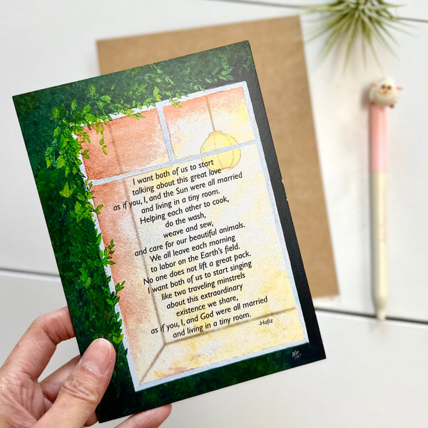 A Tiny Room: Sentimental Love and Relationship Greeting Card