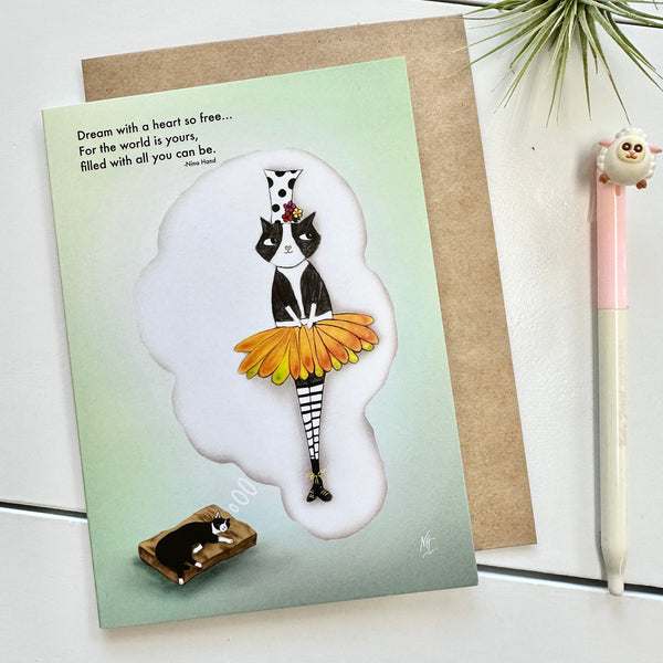 A Heart So Free ; Unique Birthday Greeting Cards