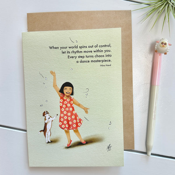 Dance Masterpiece- Illustrated Encouragement Greeting Card