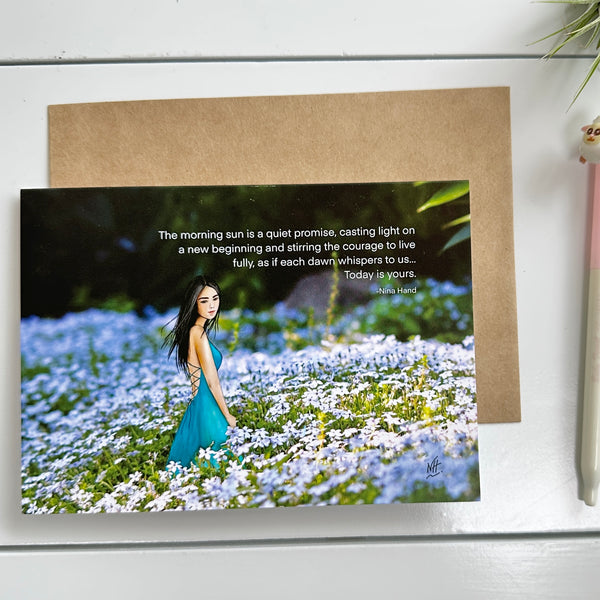 Today Is Yours- Empowerment Greeting Card of the Day