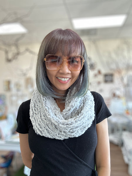 Sylvia Scarf : Super Soft Luxury Vegan Fur Neck Warmer