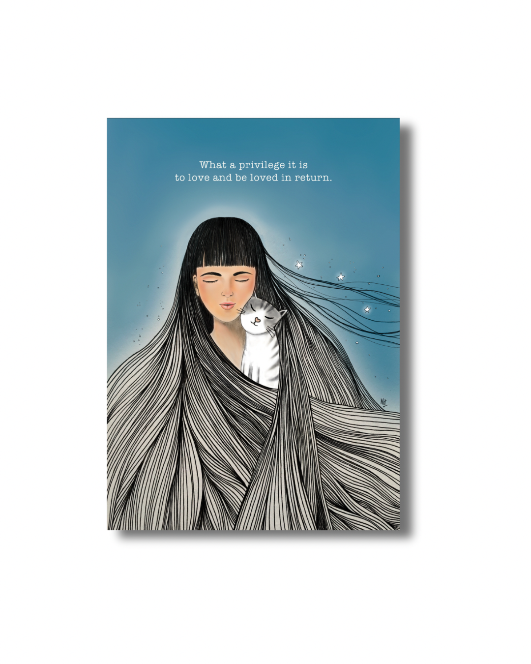 You're Purrfect: Greeting Card