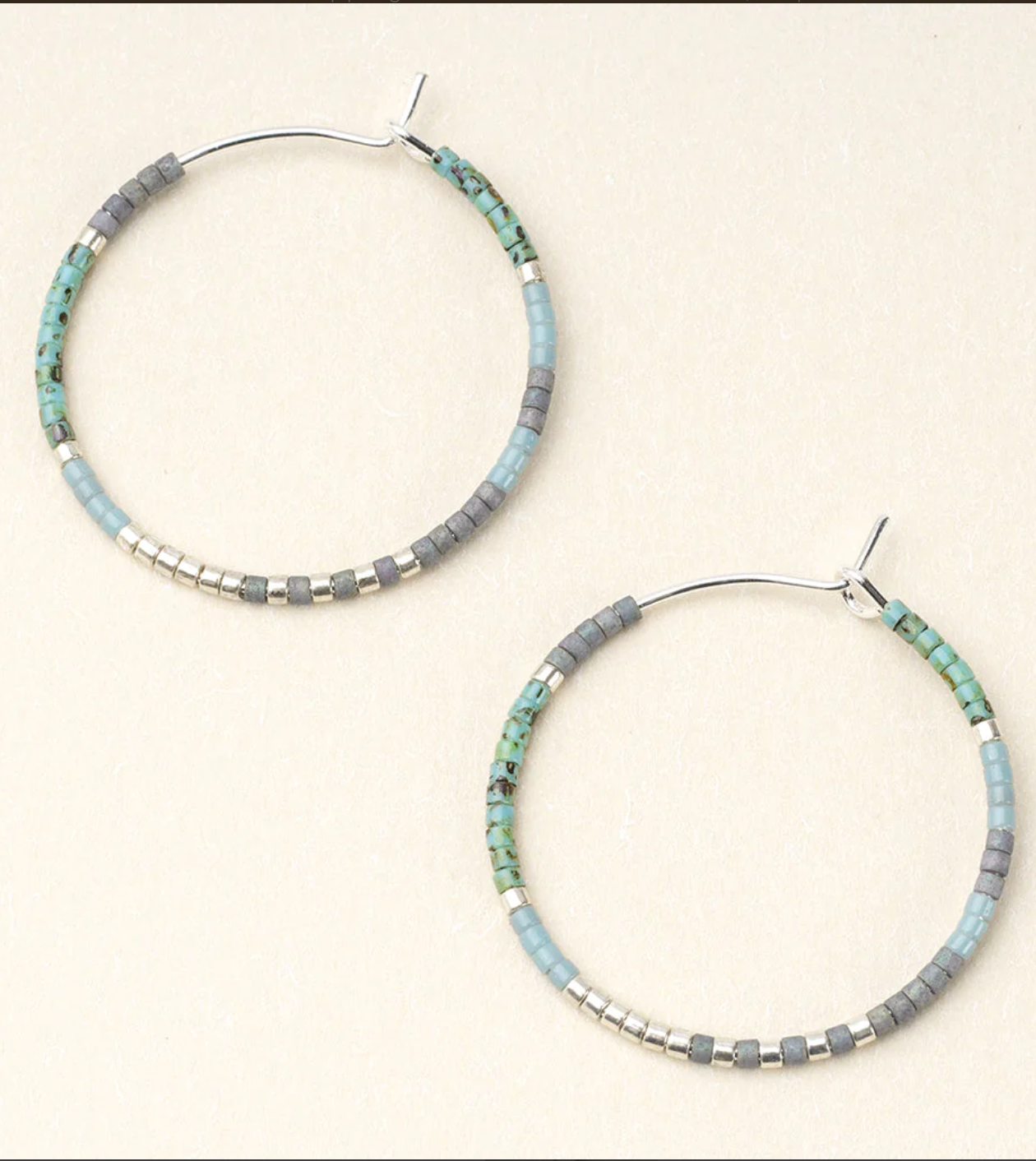 Chromacolor Miyuki Small Hoop Earrings