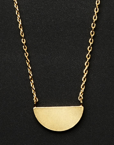 Half Moon/Gold Necklace