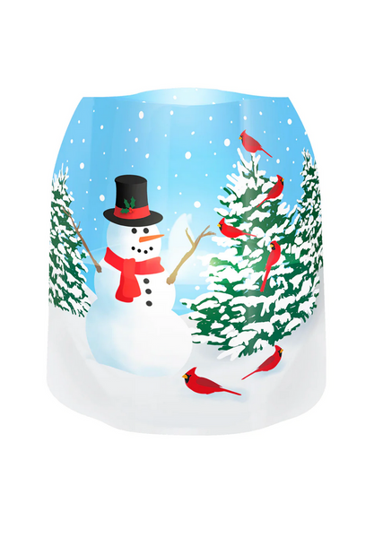 Snow Day Luminary Lantern / Candle Holder