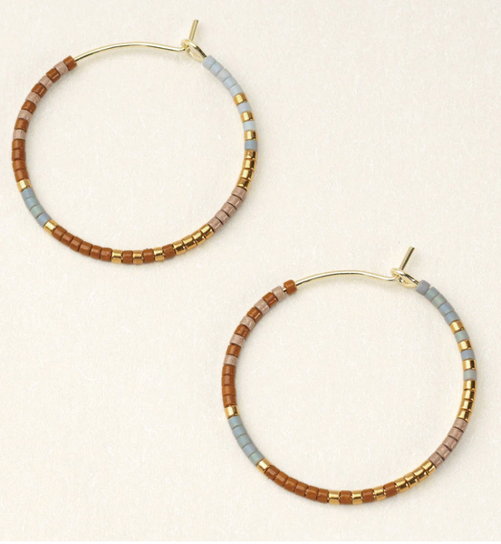 Chromacolor Miyuki Small Hoop Earrings