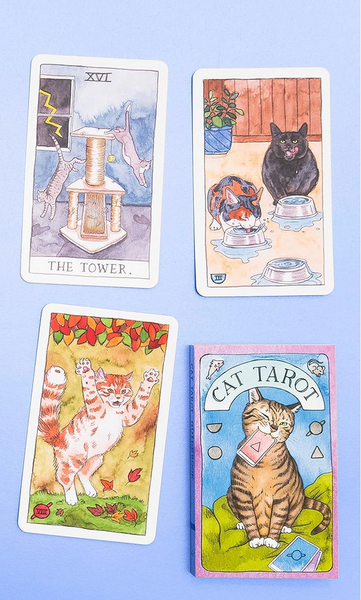 Cat Tarot Deck, 78 Cards & Guidebook