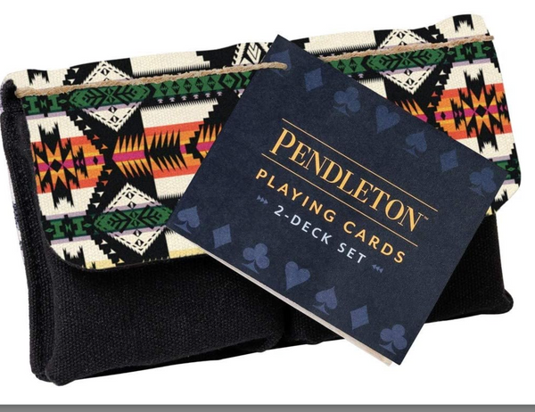 PENDLETON PLAYING CARDS, SET OF 2