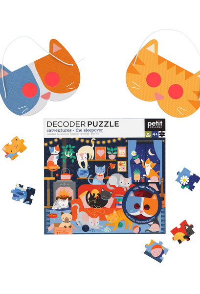 Catventures - The Sleepover: 100-Piece Decoder Puzzle