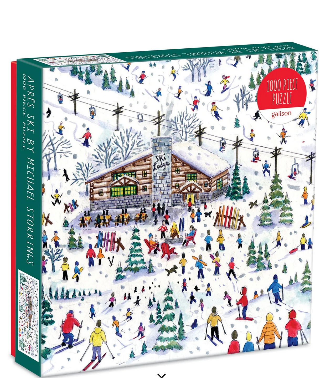 Apres Ski by Michael Storrings 1000 Piece Jigsaw Puzzle