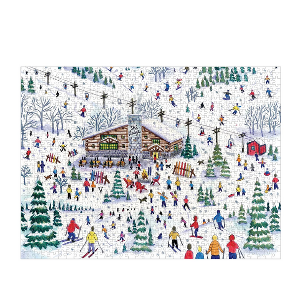 Apres Ski by Michael Storrings 1000 Piece Jigsaw Puzzle