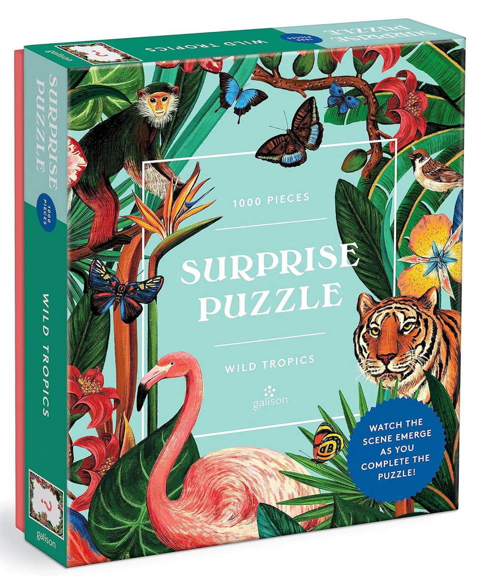 Wild Tropics 1000 Piece Surprise Puzzle