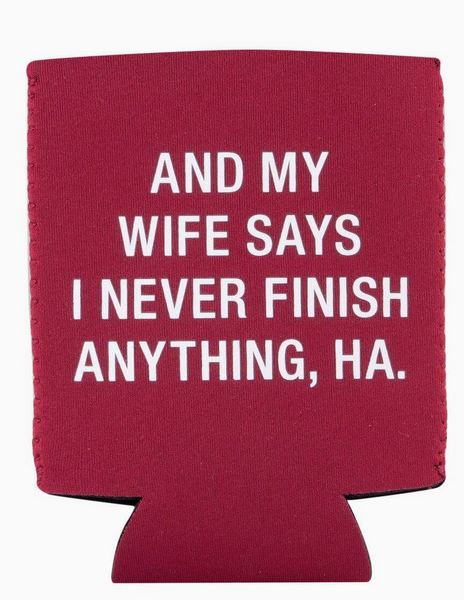 Funny Drink Koozie From About Face Designs