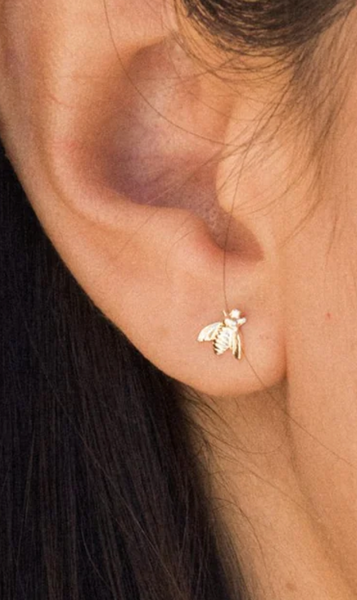 Honey Bee Studs Earrings