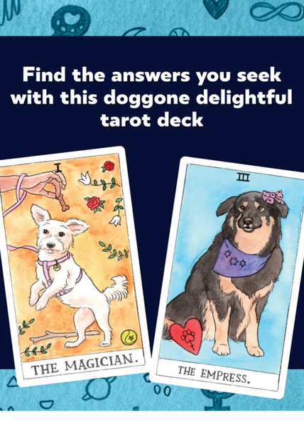 Dog Tarot Deck, 78 Cards & Guidebook