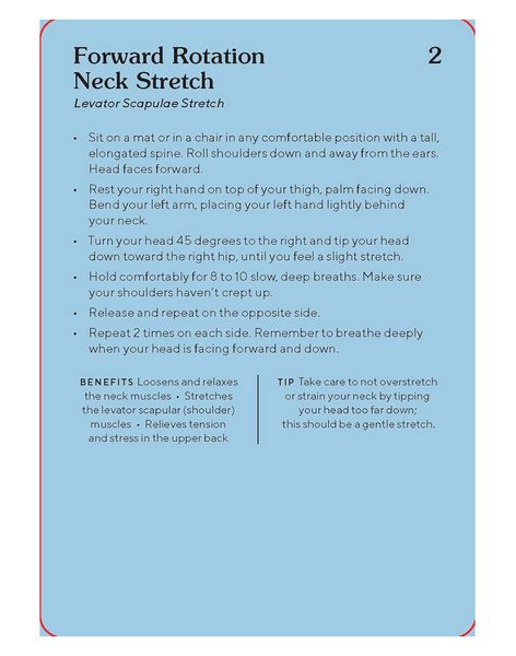 The Stretch and Breathe Deck: 60 Simple Exercises to Increase Flexibility and Release Tension